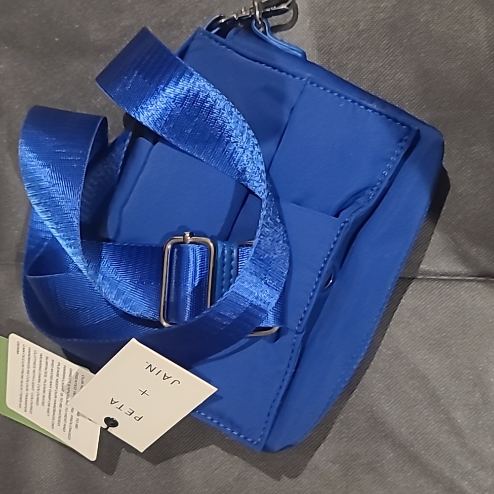 Peta + Jain cobalt blue bag NWT